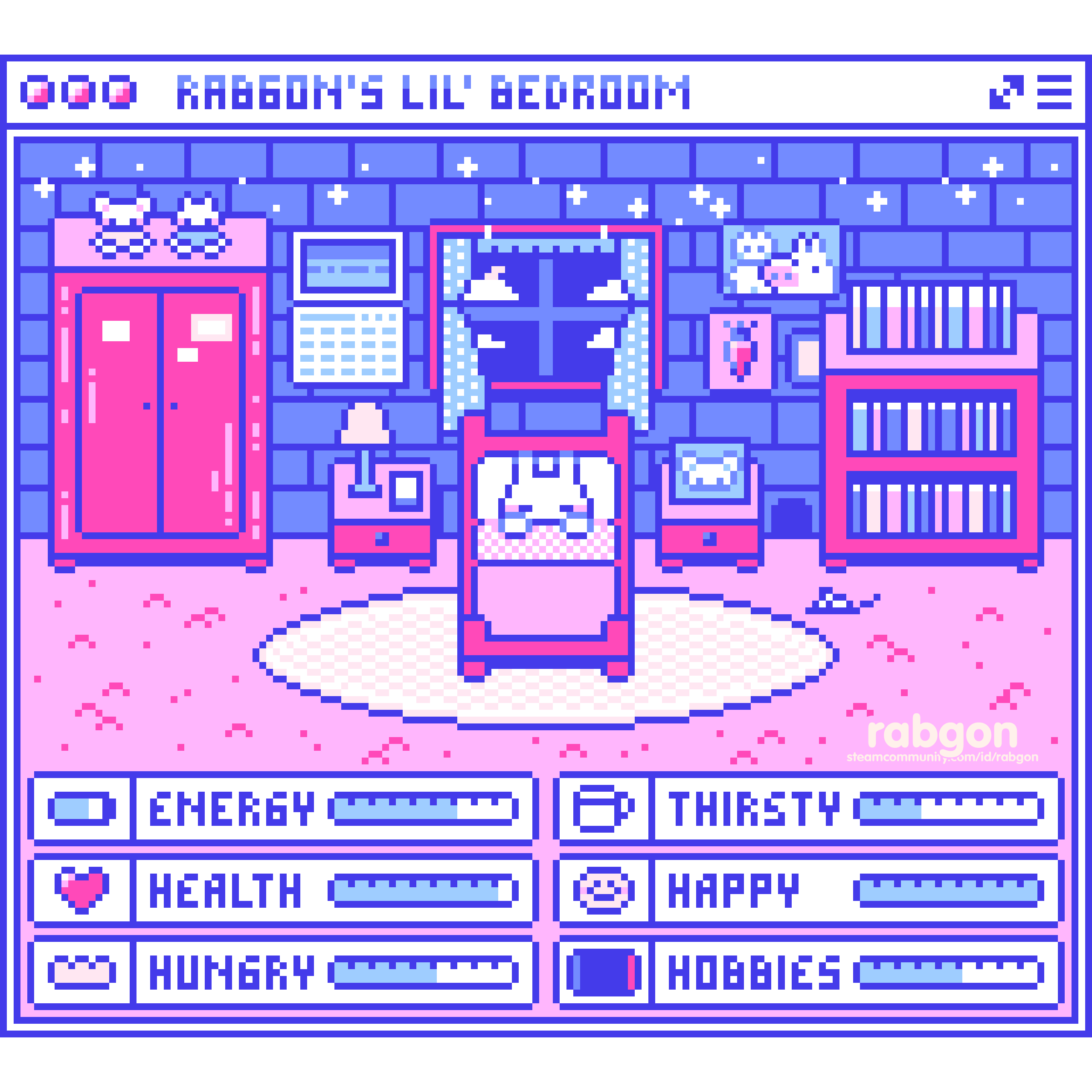 Game Boy inspired bedromm